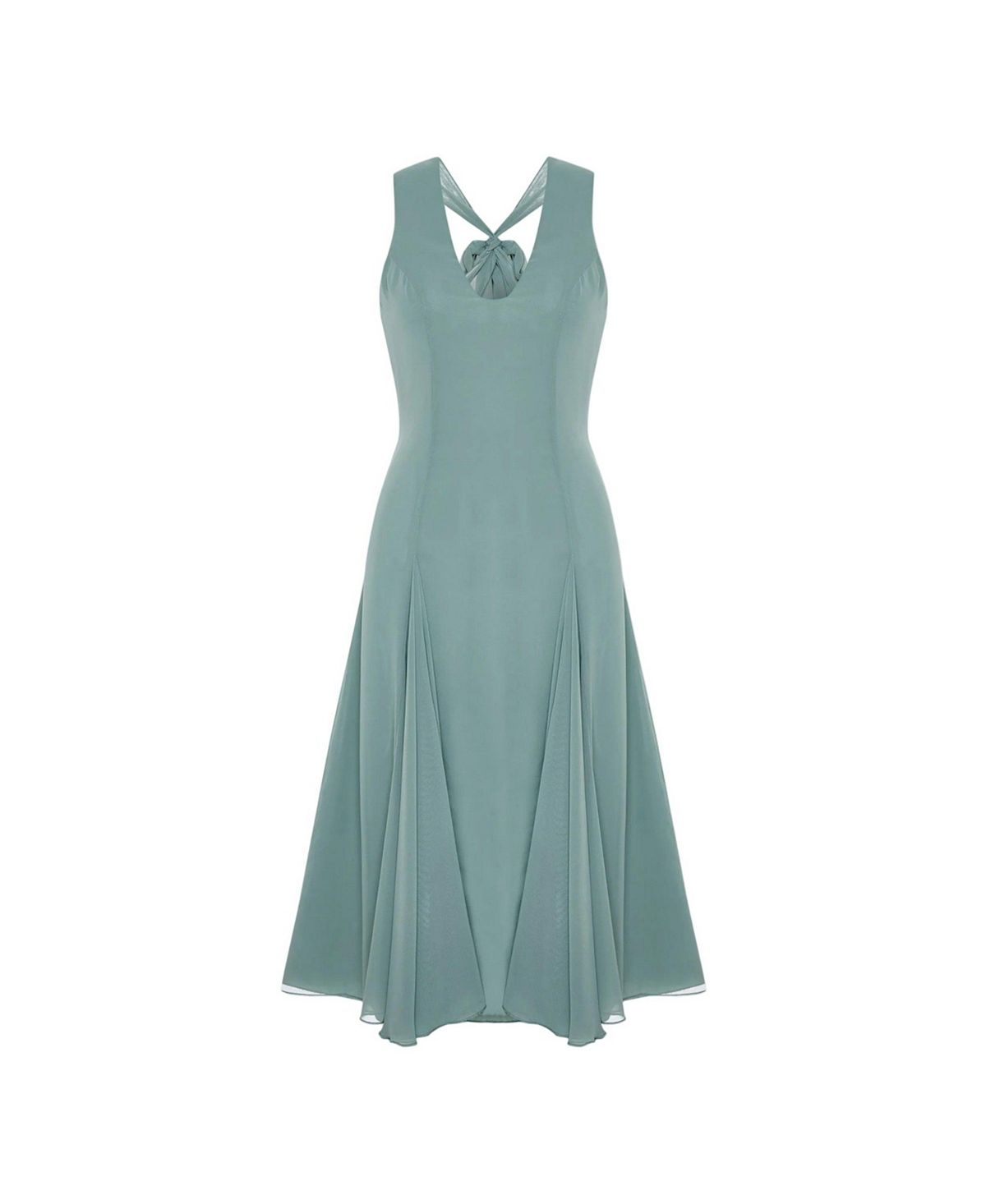 PCFG Women's The Party Edit Silk Midi Dress view 4 — MAYCSS fashion products