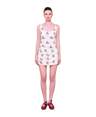 Women's The Broderie Anglaise Edit Asymmetric Embroidered Mini Dress