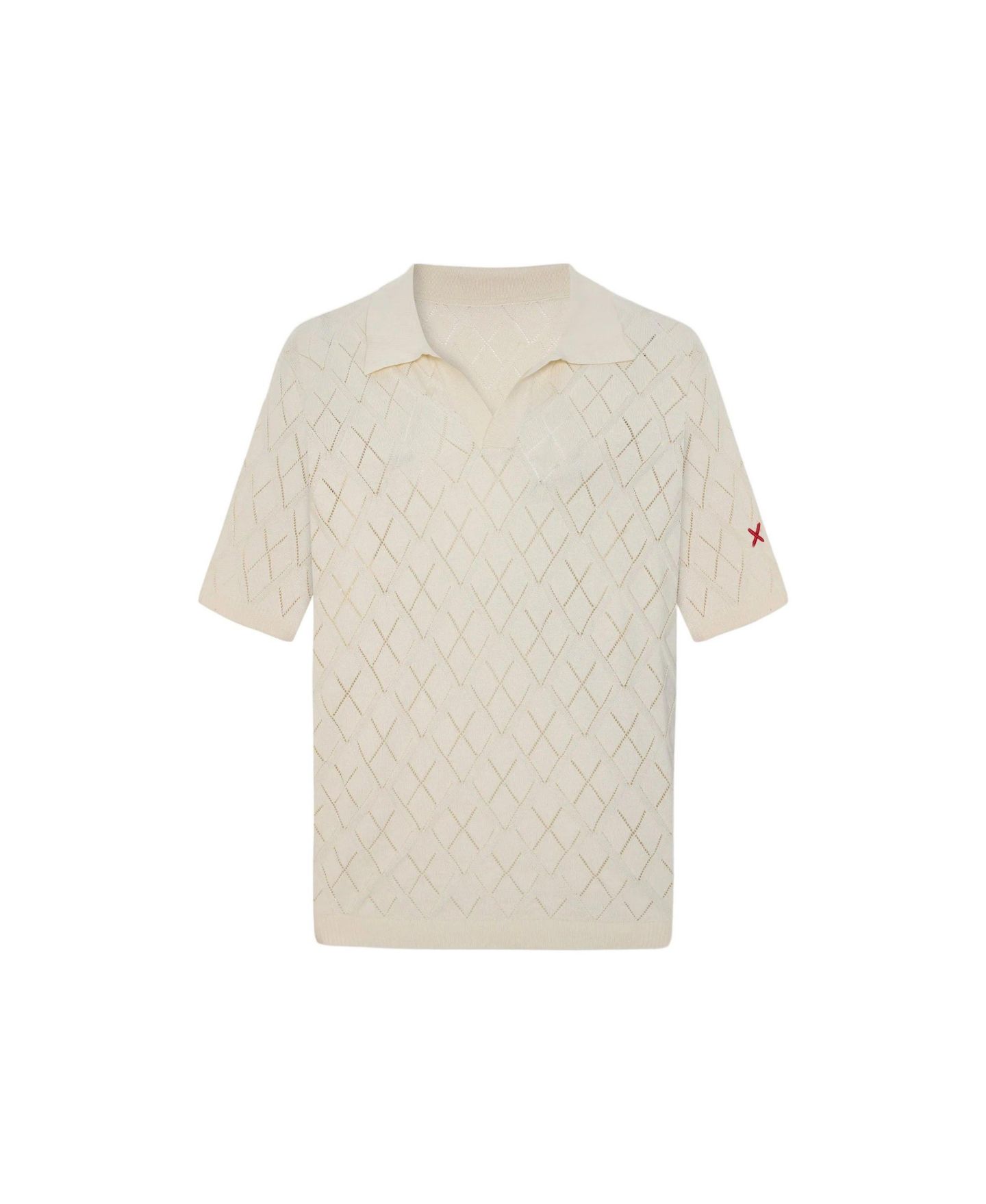 Мужская футболка PCFG Daydreamers Short Sleeve Knit Polo, цвет: Мягкий розовый — фото 5