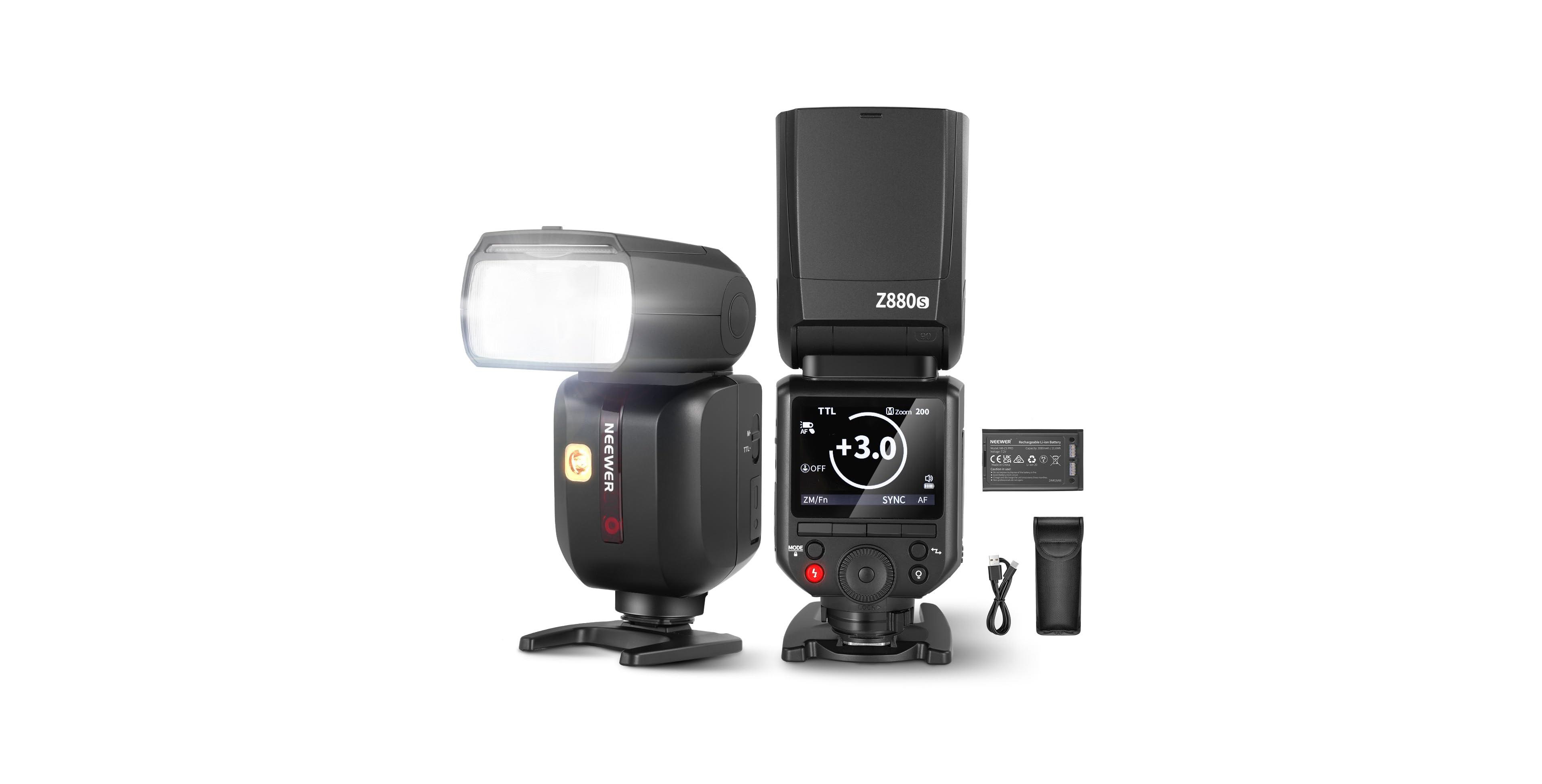 Neewer Z880-s Camera Flash with 76Ws, 3000mAh, Ttl for Sony