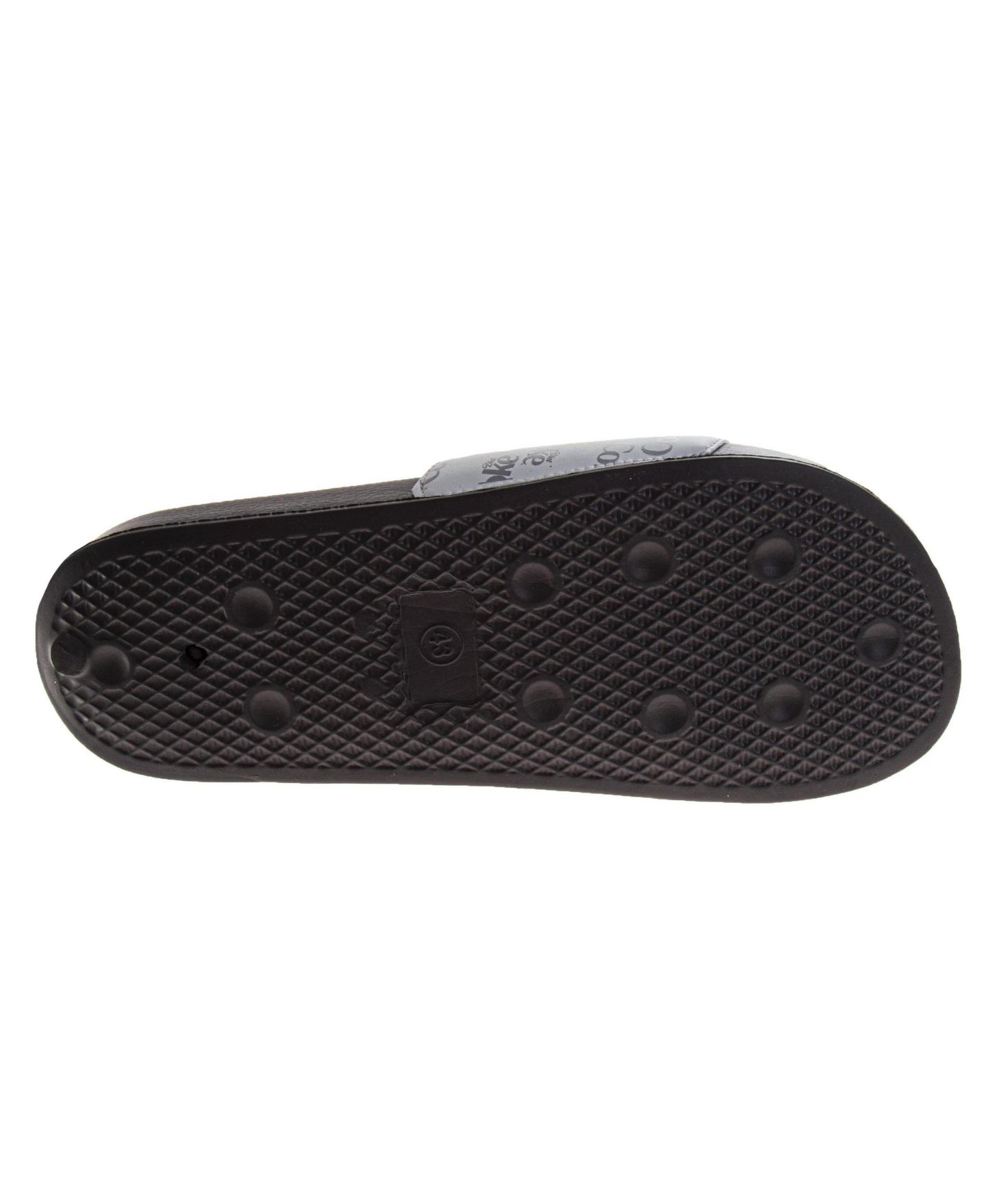 Мужские сандалии Coca-Cola Classic Script Pillow Slides UltraSoft Quick Dry Comfort, цвет: Серый чёрный — фото 7