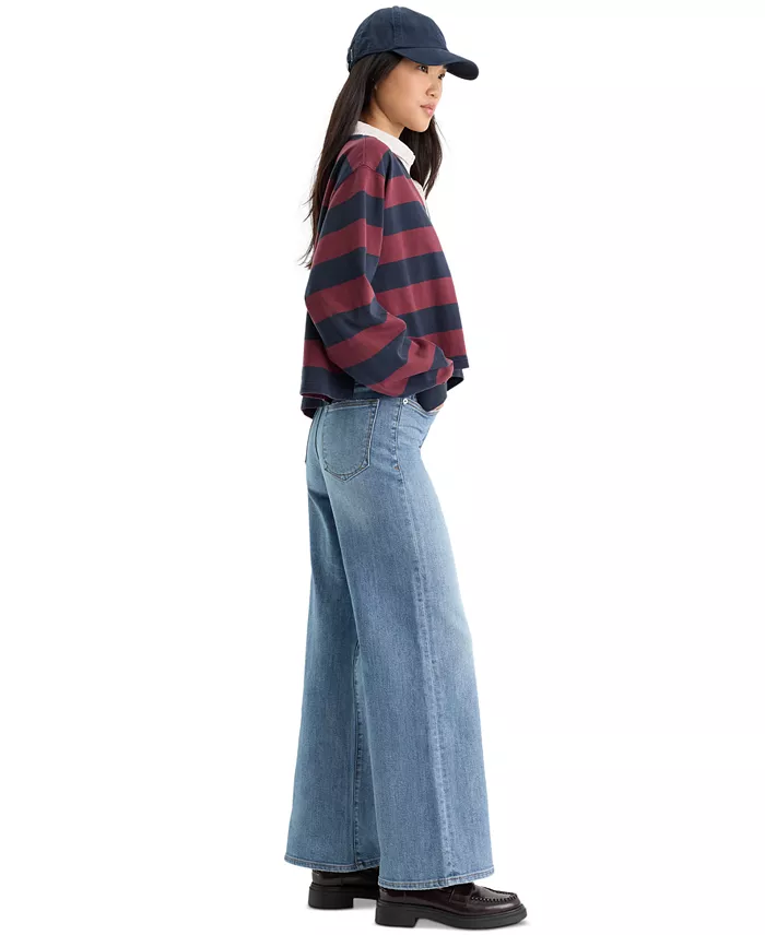 Women's High-Rise Palazzo Ankle Jeans - thumbnail 3