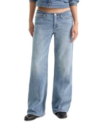 Women's Ghost Waist Low Loose Jeans