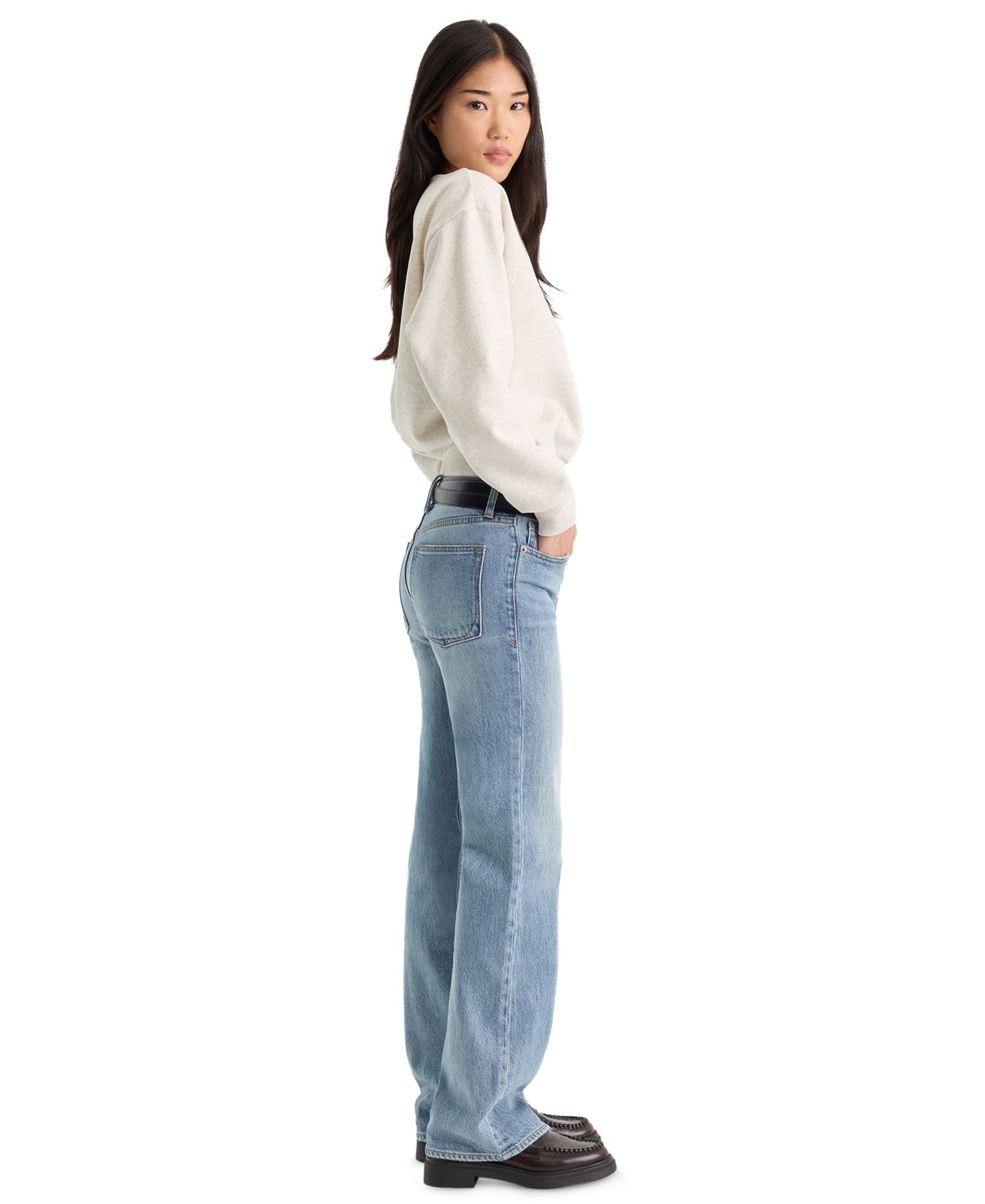 Женские джинсы Good American Vintage Slouchy Low Loose, цвет: Mesa — фото 3
