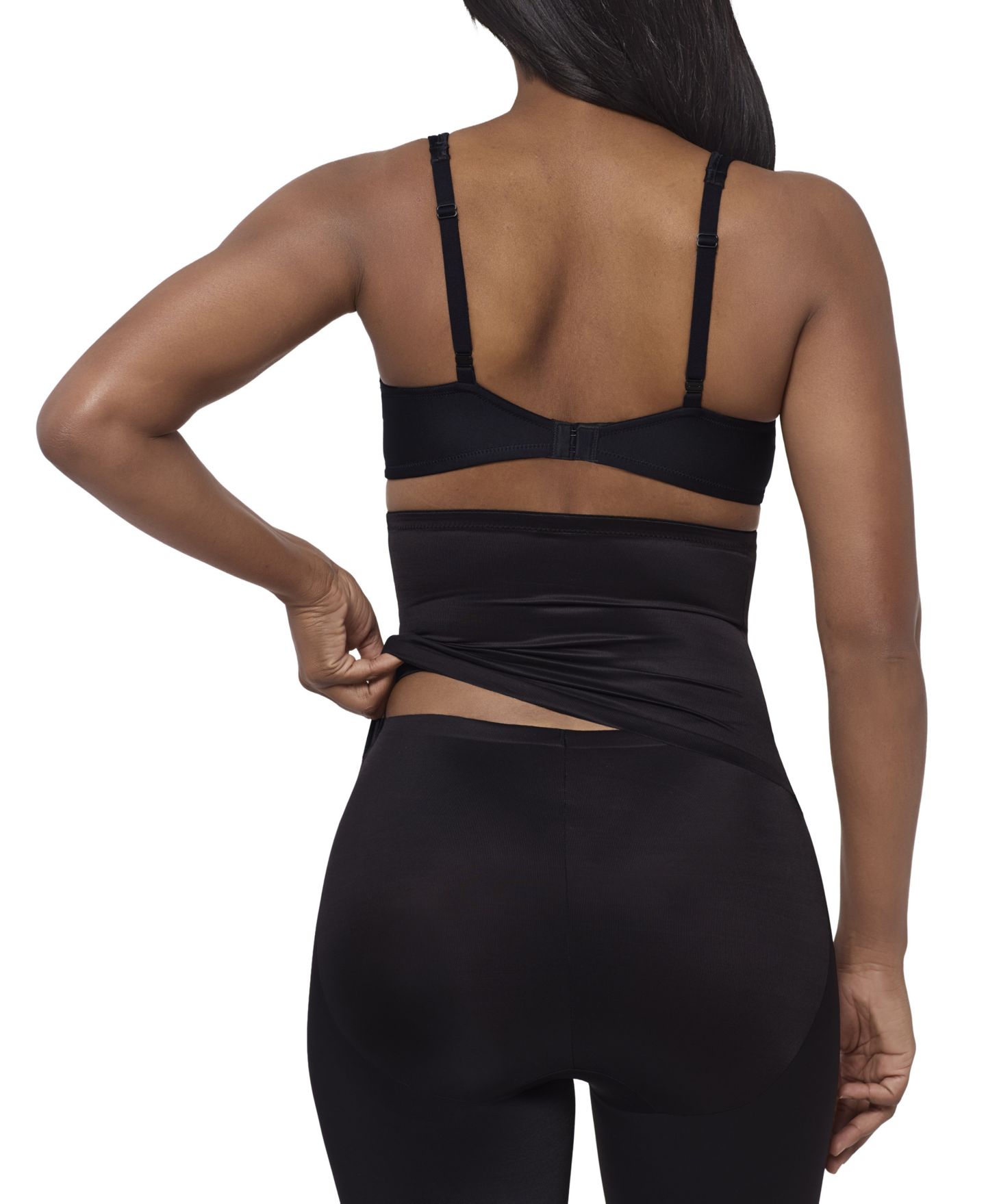 Женские леггинсы Miraclesuit Show Stopper High-Waist Shaping Capri 2449, цвет: Чёрный — фото 4