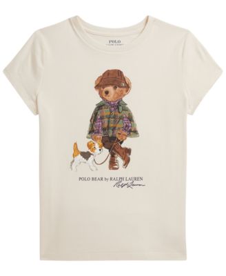 Girls' 7-16 Polo Bear Short-Sleeve T-Shirt