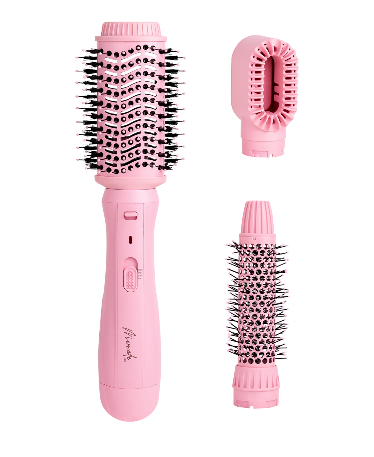 Mermade Interchangeable Blow Dry Brush In Transparent