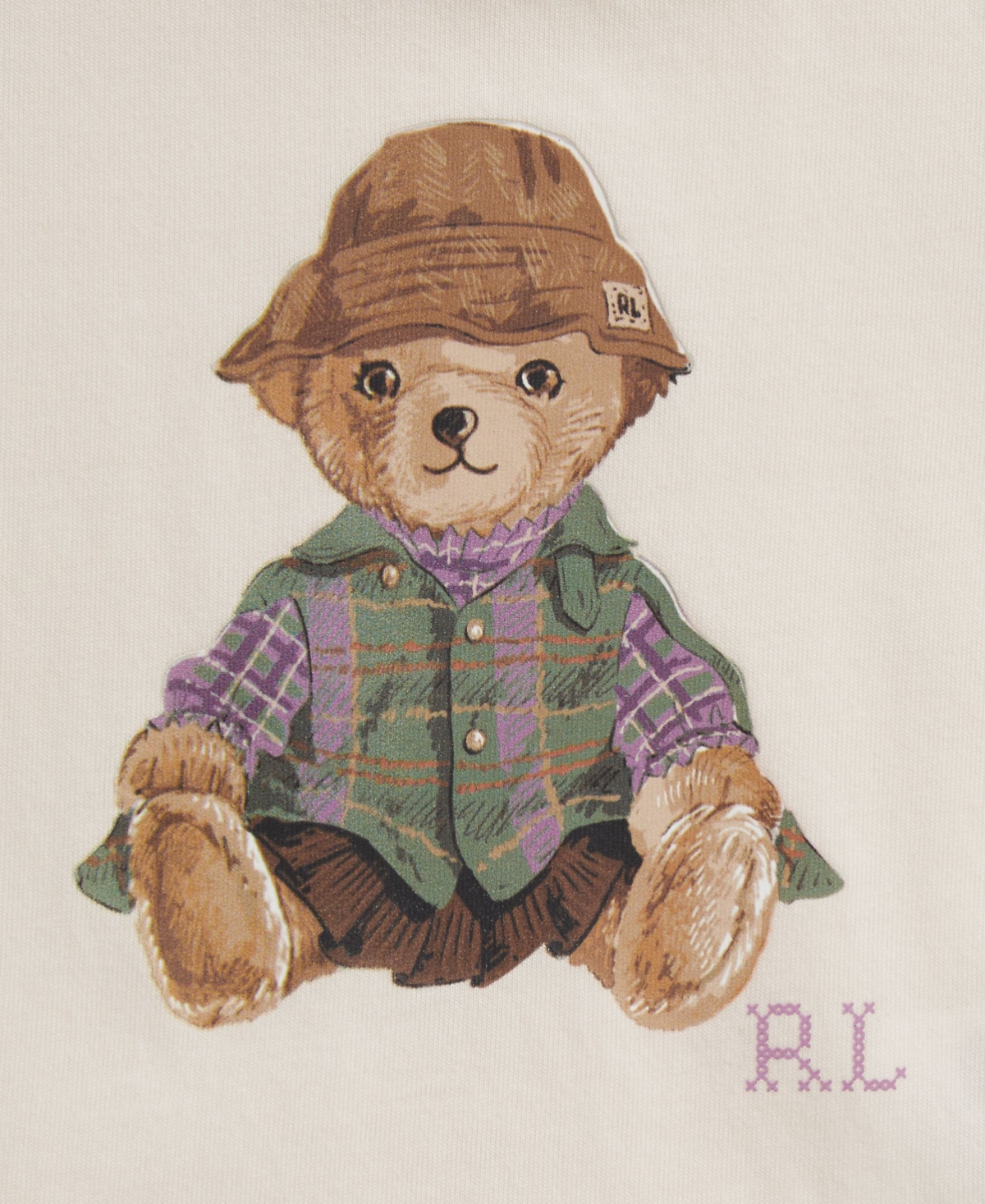 Polo Ralph Lauren Baby Girls' Bear Jersey Peplum T-Shirt and Leggings, 2-Piece Set