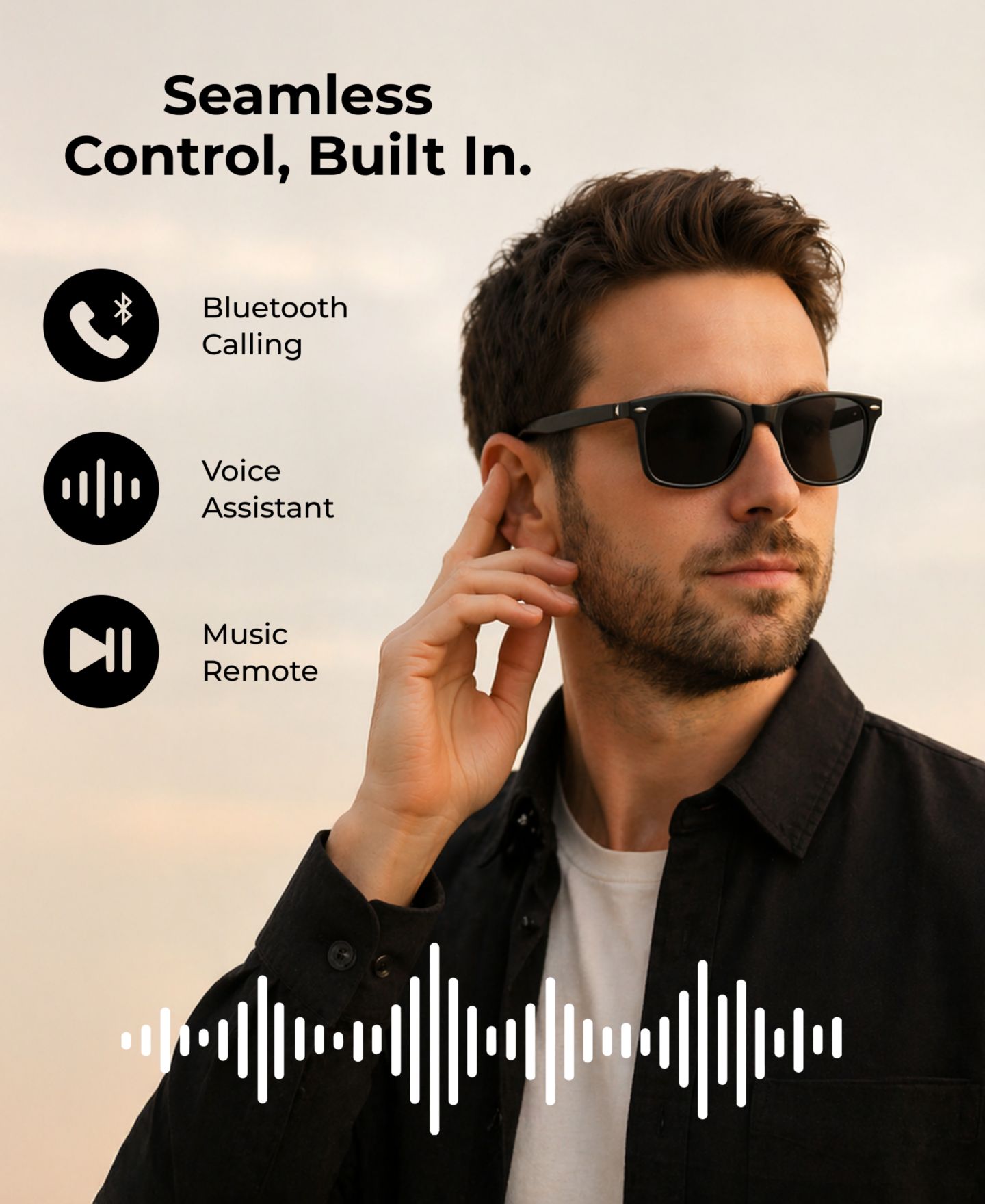 Мужские очки iTouch Aura Audio Smartglasses — фото 6