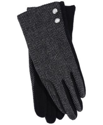 Two Button Pattern Top Gloves