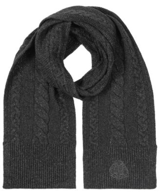 Metallic Direct Embroidery Cable Scarf