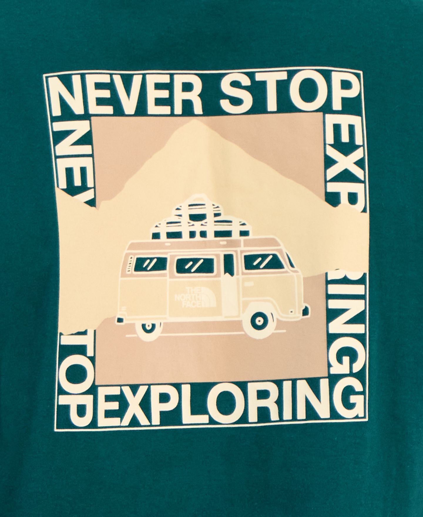 Мужская футболка The North Face Escape The City Graphic, цвет: Тёмно-зелёный — фото 4