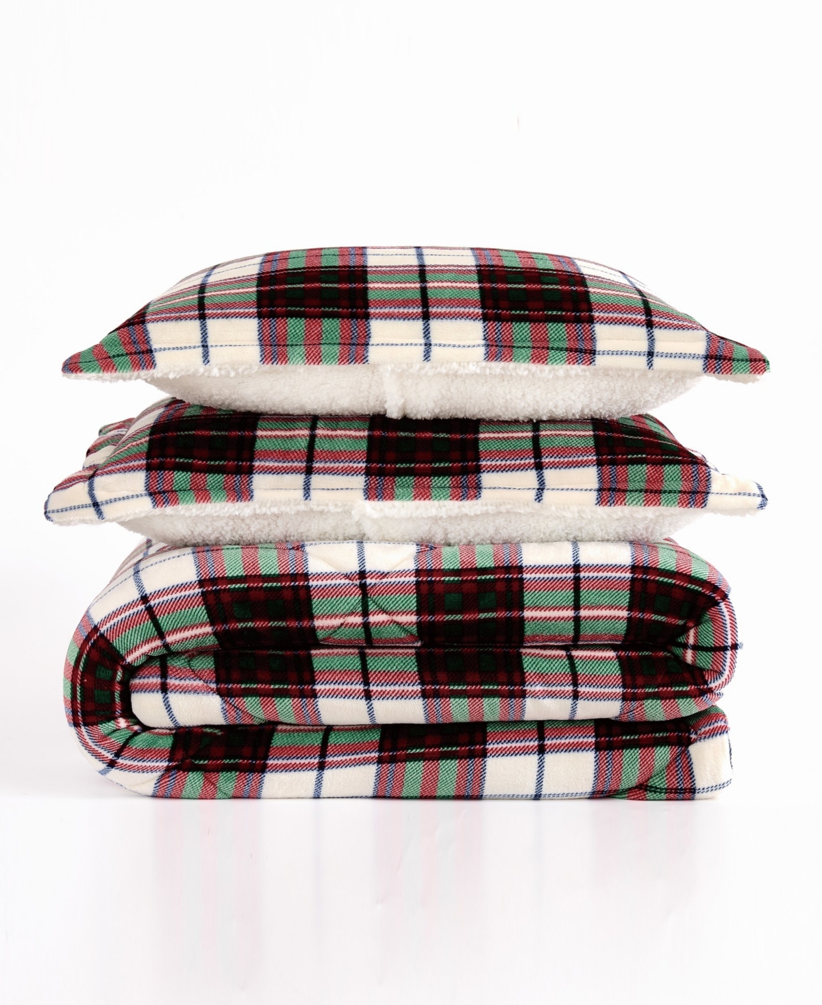 Truly Soft Cuddle Warmth Marlon Plaid 3-Piece Comforter Set