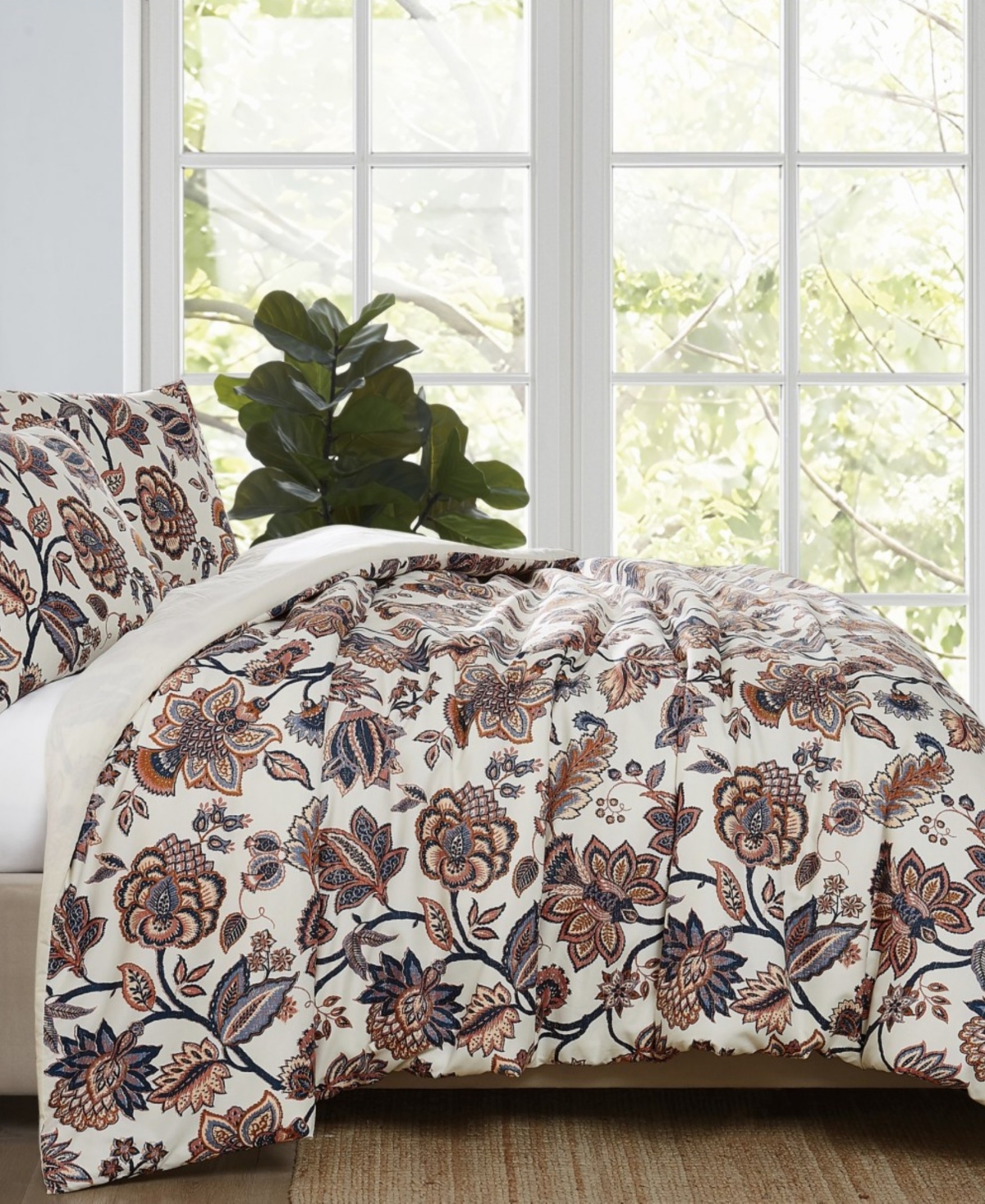 Cannon Chloe Jacobean 3-Piece Duvet Cover Set