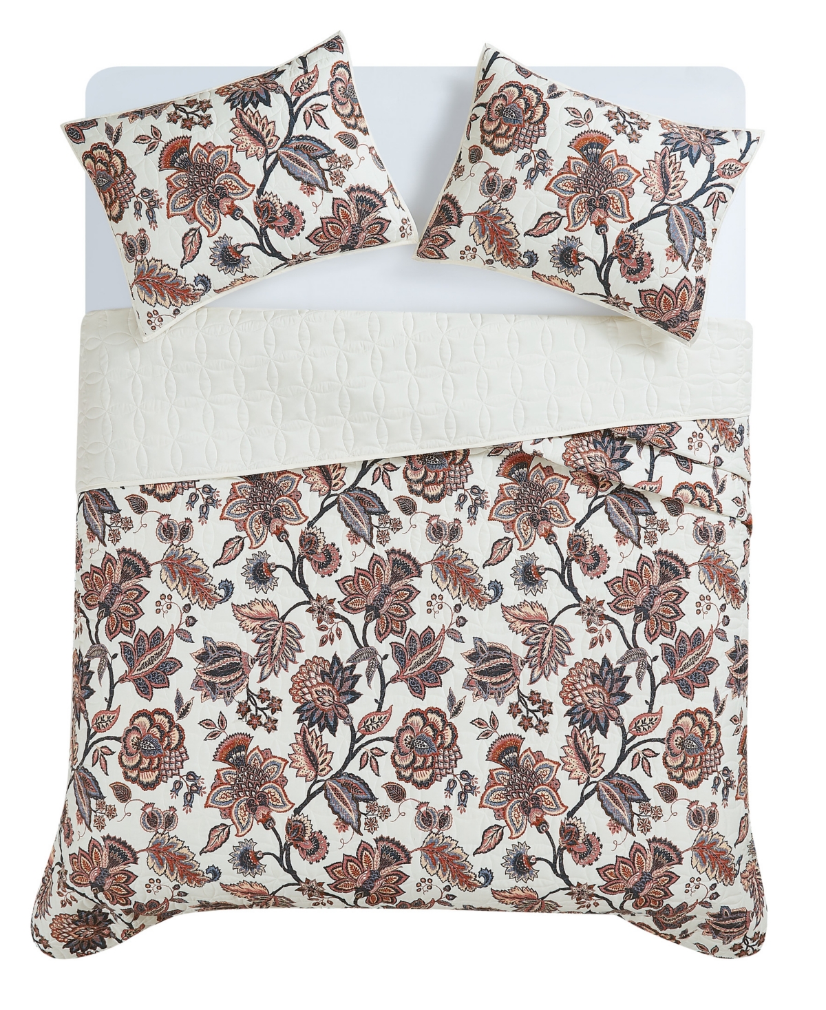 Cannon Chloe Jacobean 3-Piece Quilt Set