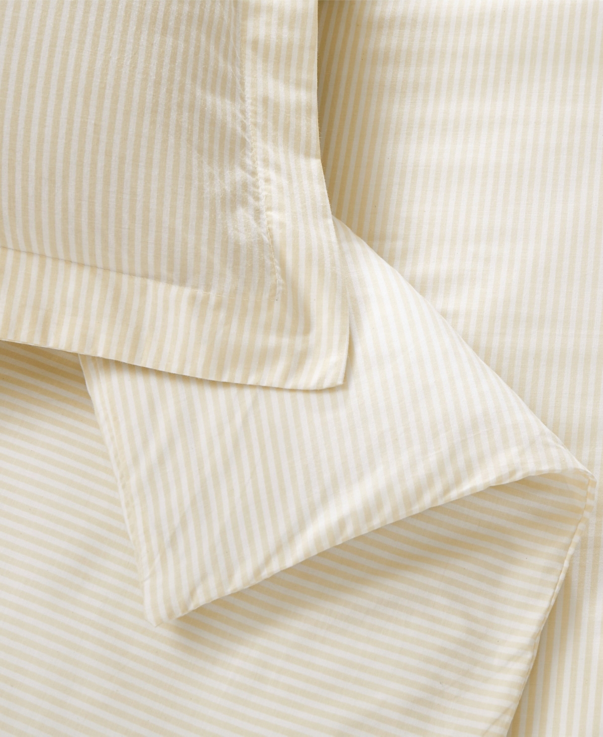 Brooklyn Loom Pinstripe 3-Piece Duvet Cover Set, King