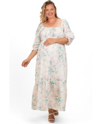 plus size ivory maxi dress Ivory/Cream Smocked Outfits by Occasion TO TEST