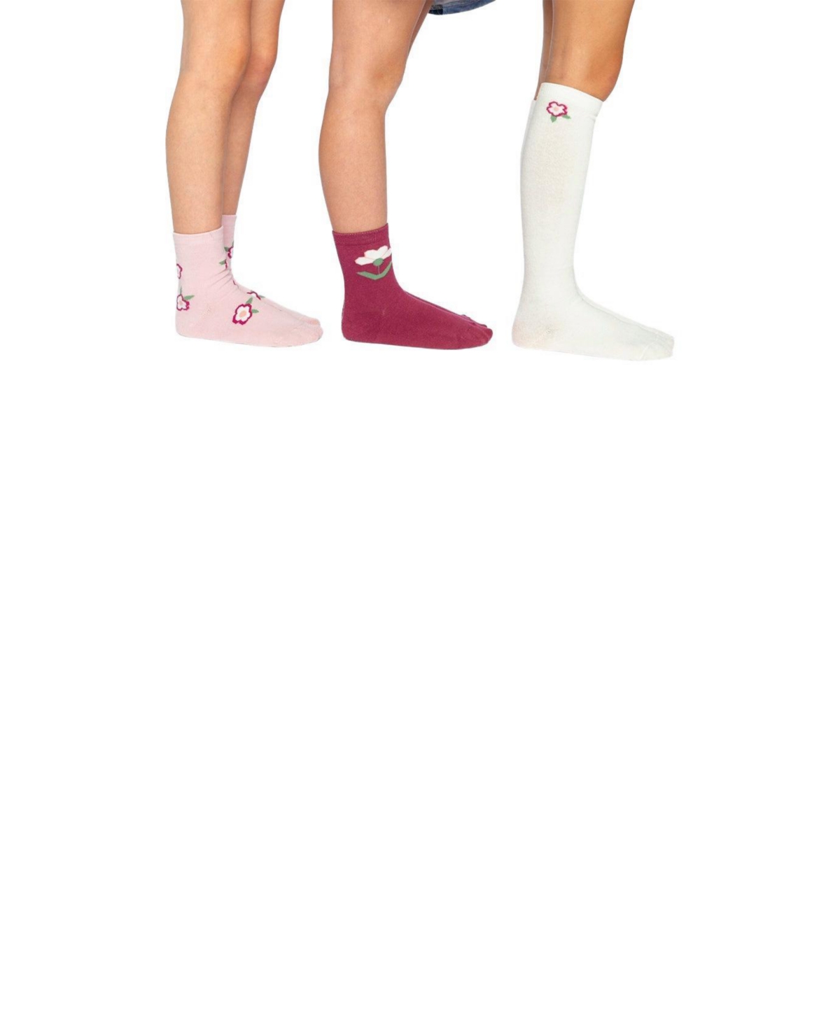 Deux par Deux Toddler Girl ( 3 To 4 ) Socks Off