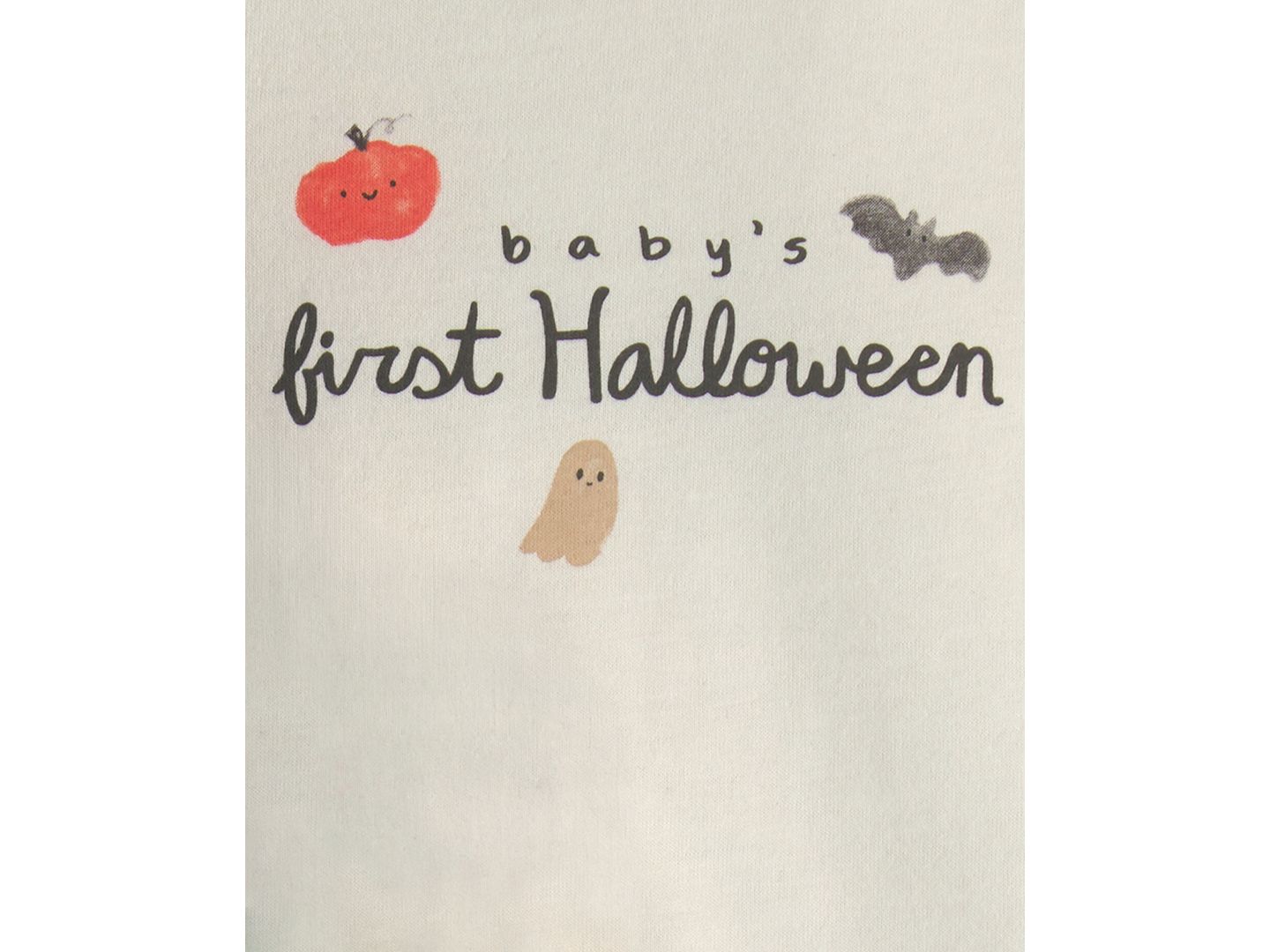 Детский комплект Carter's Baby's First Halloween: боди и брюки, 2 предмета, цвет: Оранжевый / Кремовый — фото 3