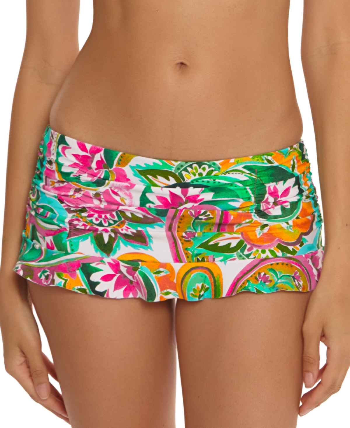 Becca Women's La Vie Paloma Skirty Cover-up Swim Bottoms In Multi