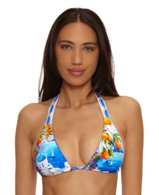Women's Mykonos Cheryl Reversible Triangle Swim Bikini Top