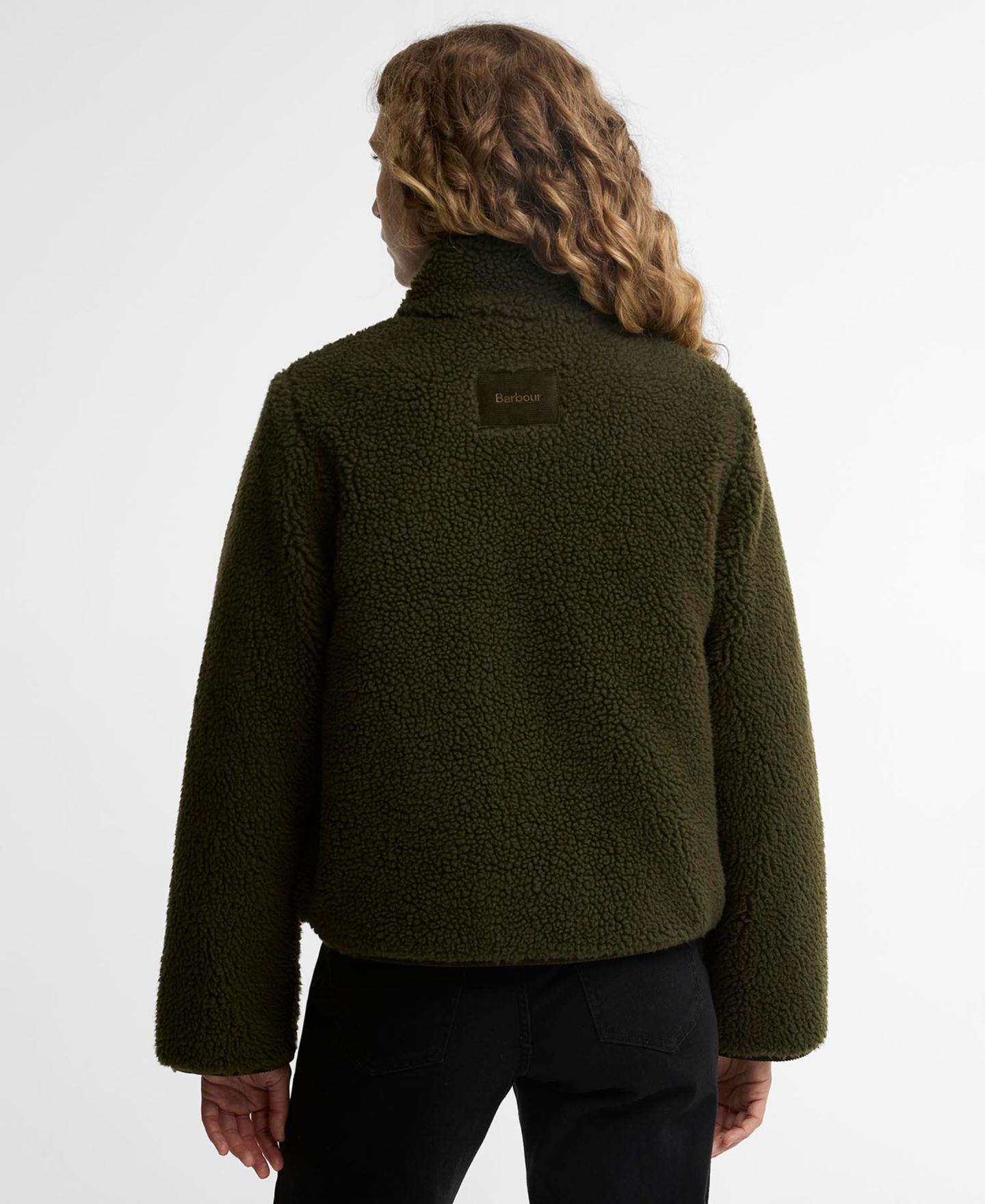 Женская куртка Barbour Elenora Casual Fleece, цвет: Оливковый — фото 6