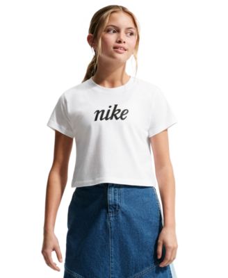 Sportswear Girls' 7-16 Cropped Short-Sleeve T-Shirt