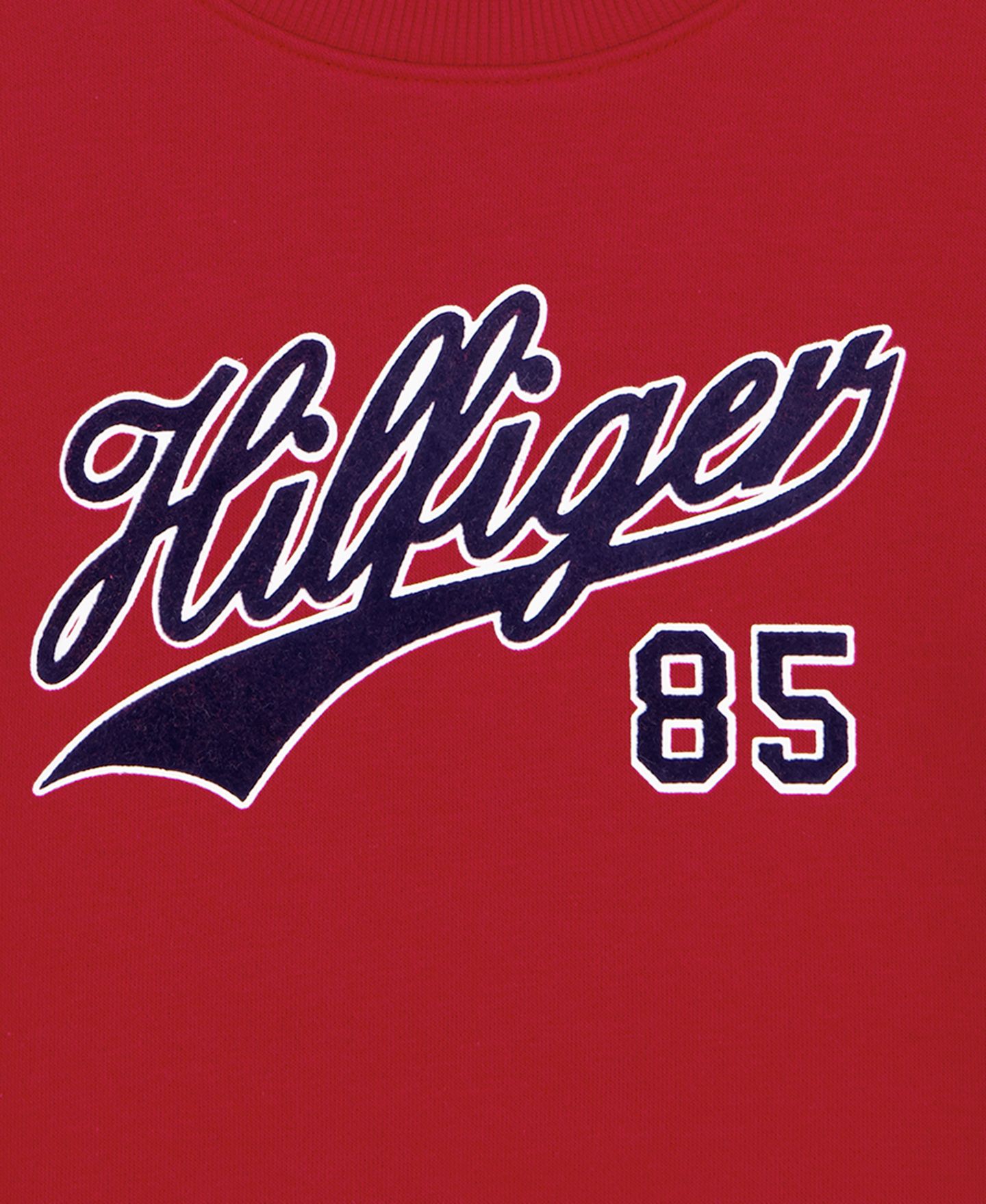 Детский комплект Tommy Hilfiger для мальчиков 2T-5T: свитшот с длинным рукавом и джоггеры, цвет: Красный / Тёмно-синий — фото 4