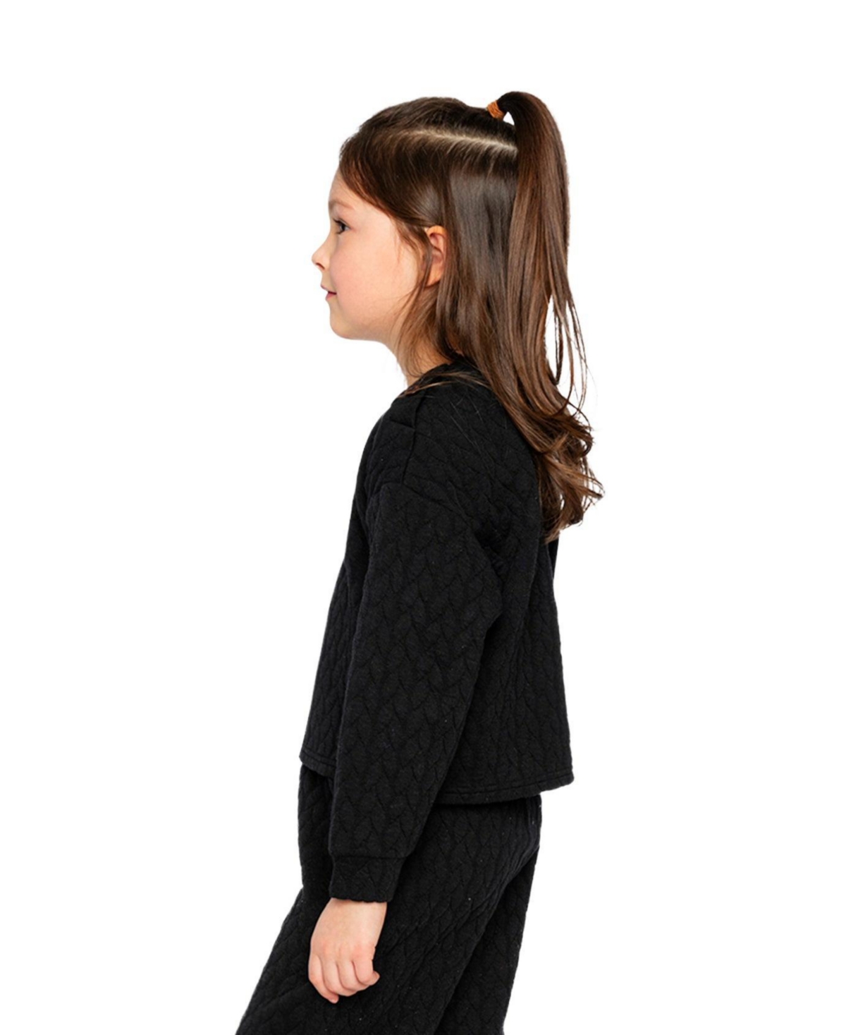 Deux par Girl's (6-14) Jacquard Sweatshirt