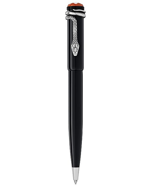 Montblanc Heritage Collection Rouge Et Noir Black Ballpoint Pen Reviews All Fine Jewelry Jewelry Watches Macy S