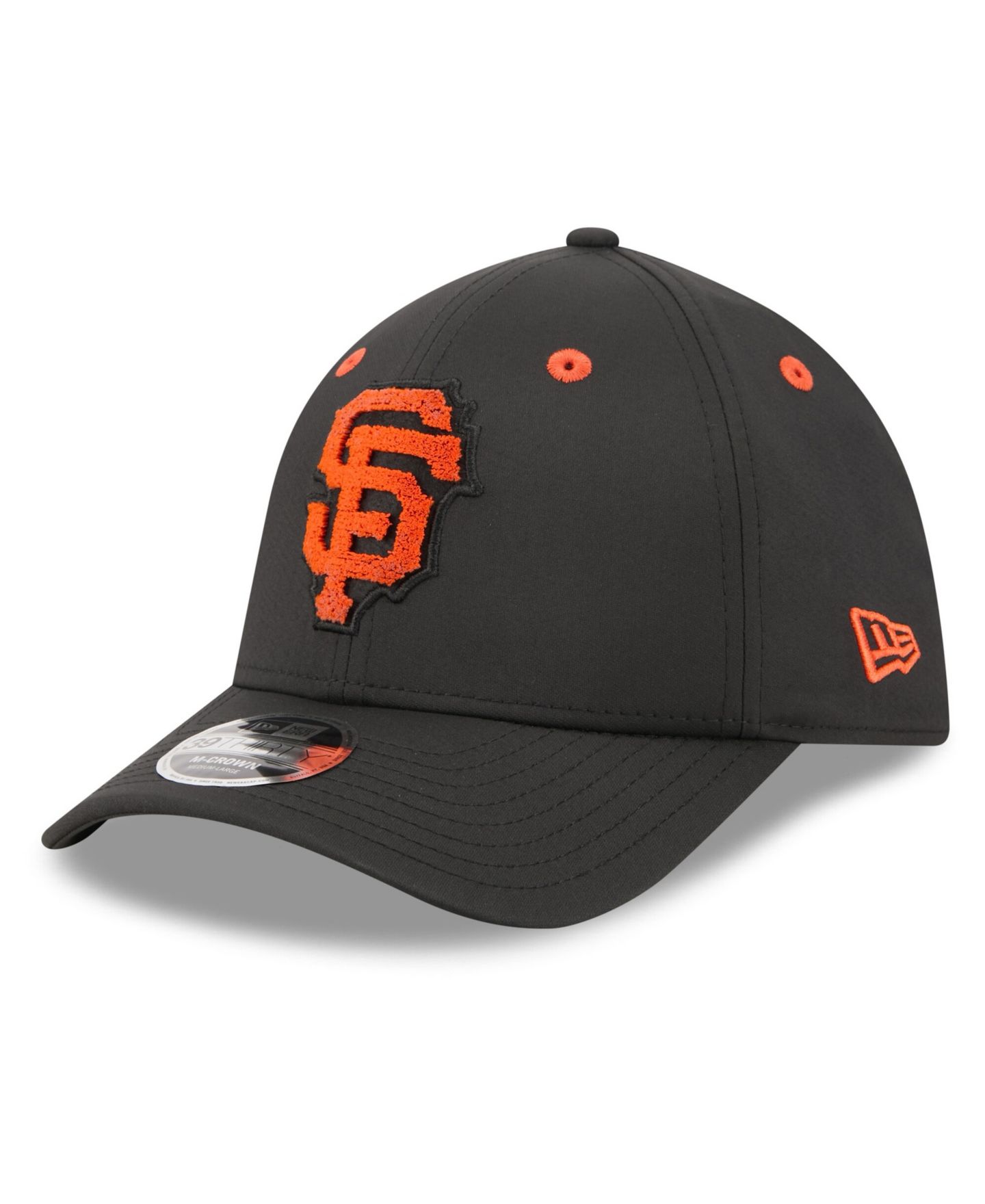 Мужская кепка New Era Black San Francisco Giants 2026 MLB All-Star Game Workout 39THIRTY M-Crown Flex Hat — фото 3