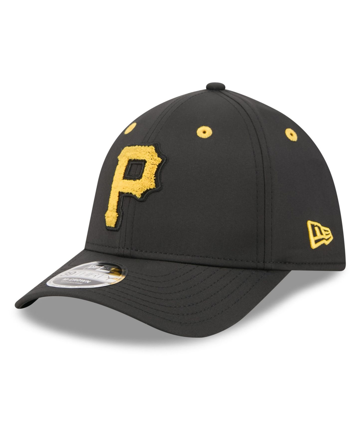 Мужская кепка New Era Black Pittsburgh Pirates 2026 MLB All-Star Game Workout 39THIRTY M-Crown Flex Hat — фото 3