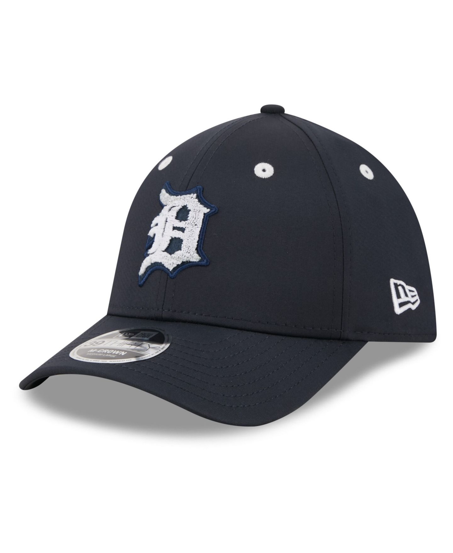 Мужская кепка New Era Navy Detroit Tigers 2026 MLB All-Star Game Workout 39THIRTY M-Crown Flex Hat — фото 3