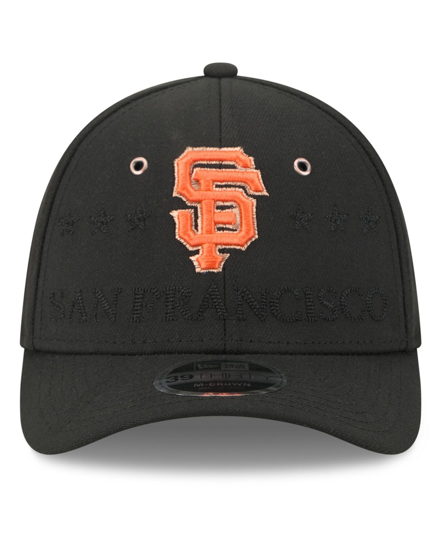 Мужская кепка New Era Black San Francisco Giants 2026 MLB All-Star Game 39THIRTY Flex Hat — фото 2