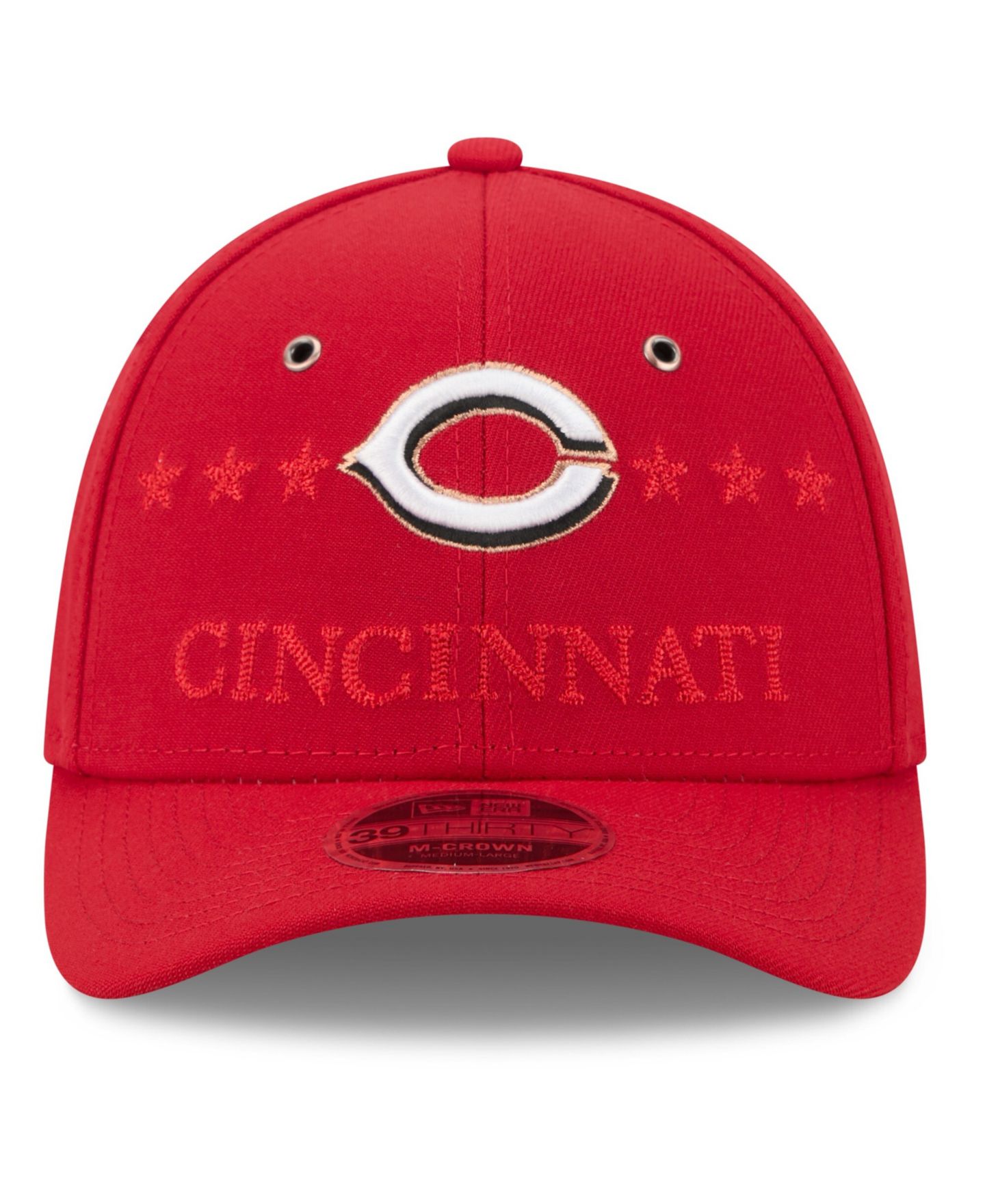 Мужская кепка New Era Red Cincinnati Reds 2026 MLB All-Star Game 39THIRTY Flex Hat — фото 2