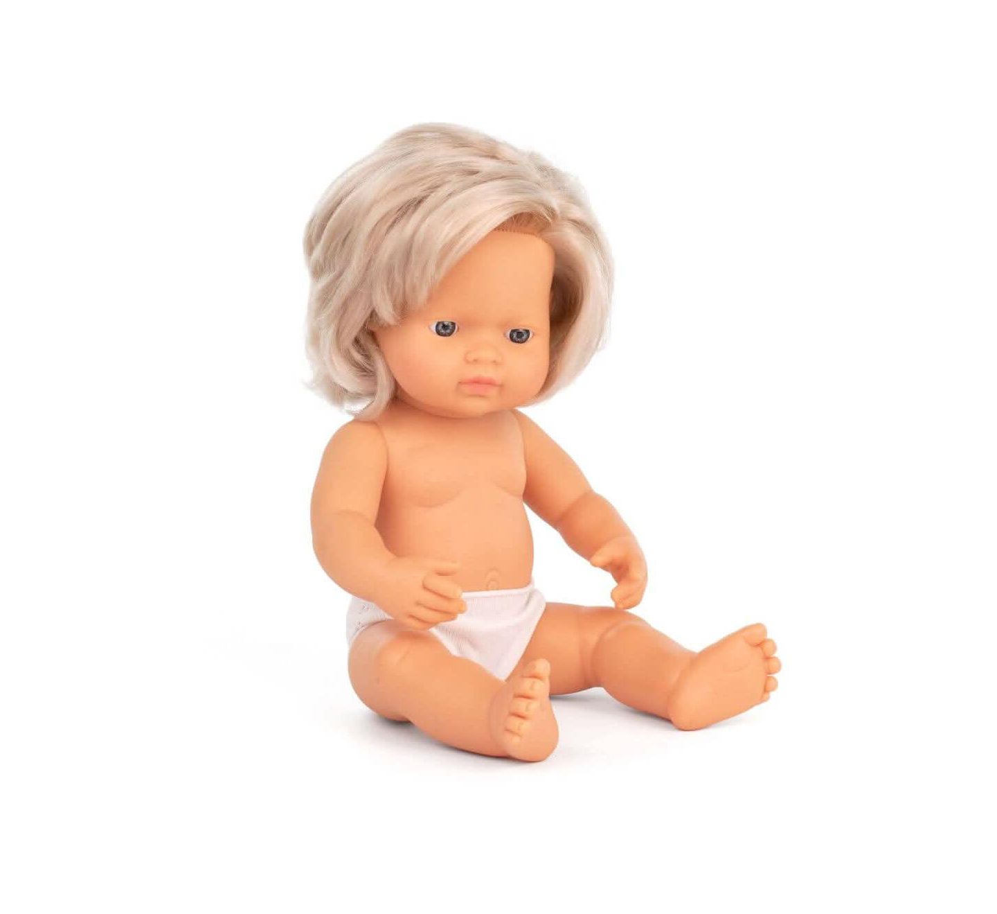 Детская кукла MINILAND Baby Girl Doll with Red Hair 15", цвет: Light Skin — фото 2