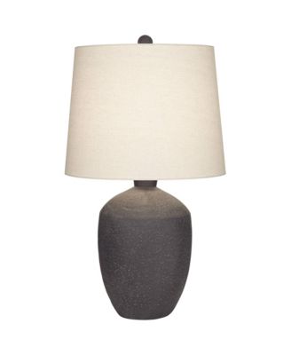 Kyle 24" High Farmhouse Rustic Modern Table Lamp Single Shade Living Room Bedroom Bedside Nightstand