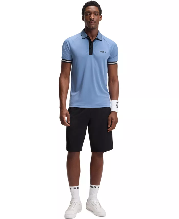 Men's Moisture Management Slim-Fit Polo Shirt - thumbnail 4