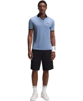 BOSS by Hugo Boss Men's Signature-Stripe Active Slim-Fit Polo