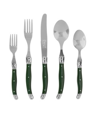 Douglas Fir Laguiole 20-Piece Flatware Set , Service For 4