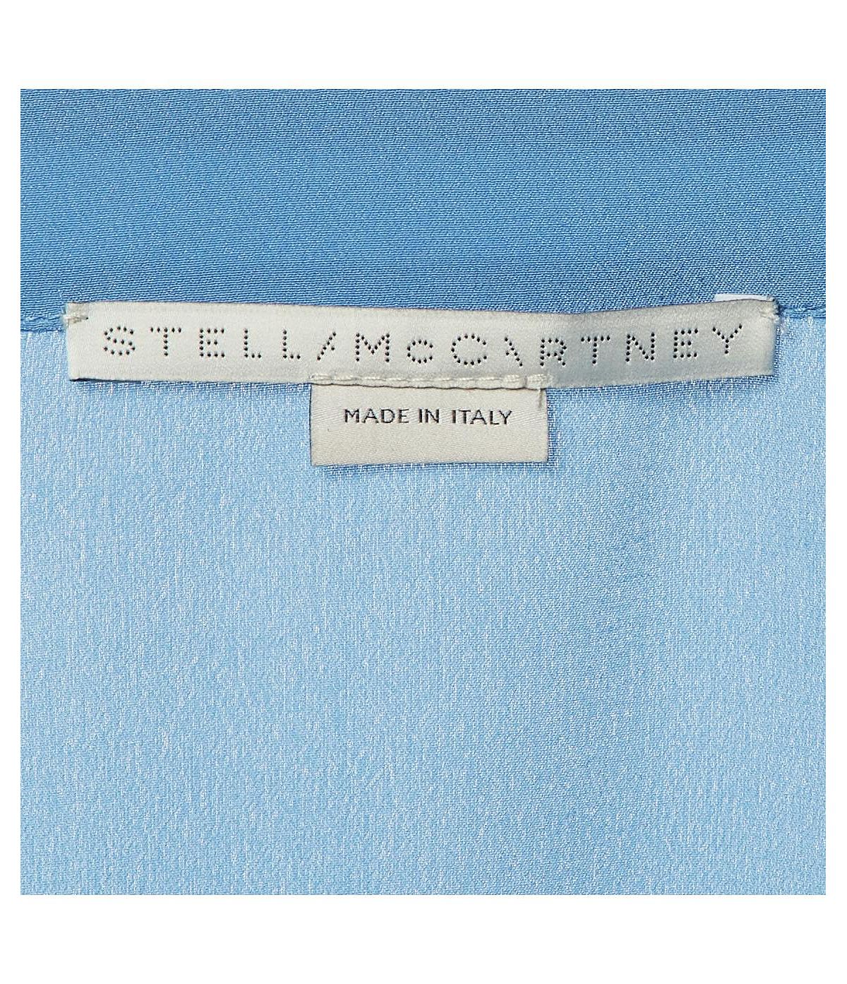 Pre-Owned Stella Mccartney Women's Pleated Flared-Sleeve Silk Blouse view 4 — MAYCSS fashion products