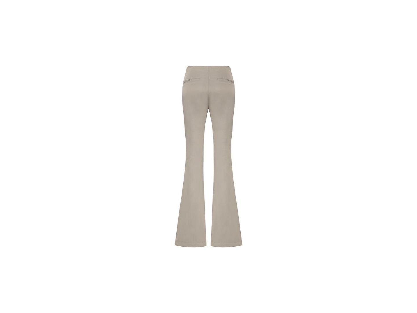 Женские брюки PCFG Linen-Blend Shiny Woven Flare-Leg, цвет: Moon Rock — фото 4