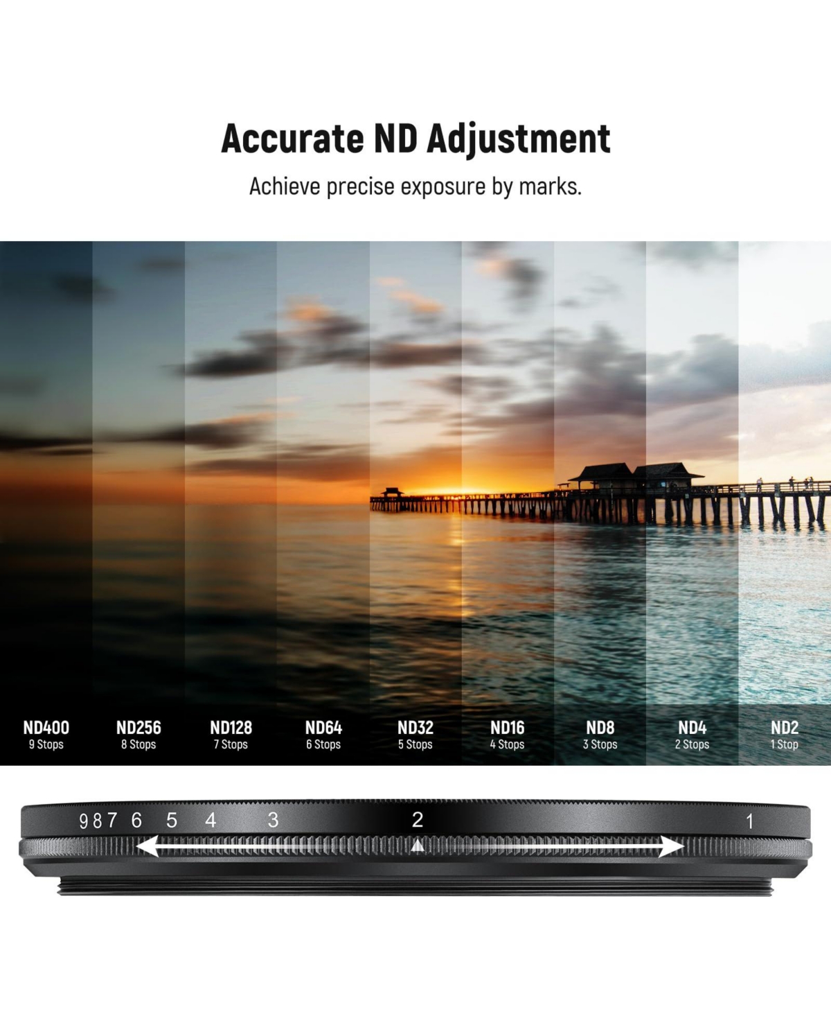 Neewer ND2-400 Camera Lens Accessory with ND2-400