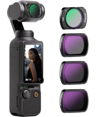 HD Camera Lens Filter CPL ND16 ND64 ND256 Filter Kit for DJI OSMO Pocket 3 Creator Combo Magnetic ND/PL Filter Optical Glass