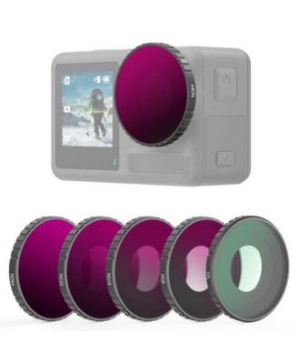 ND8 Camera Lens Filter with CPL, ND8, ND16 for DJI Osmo Action models