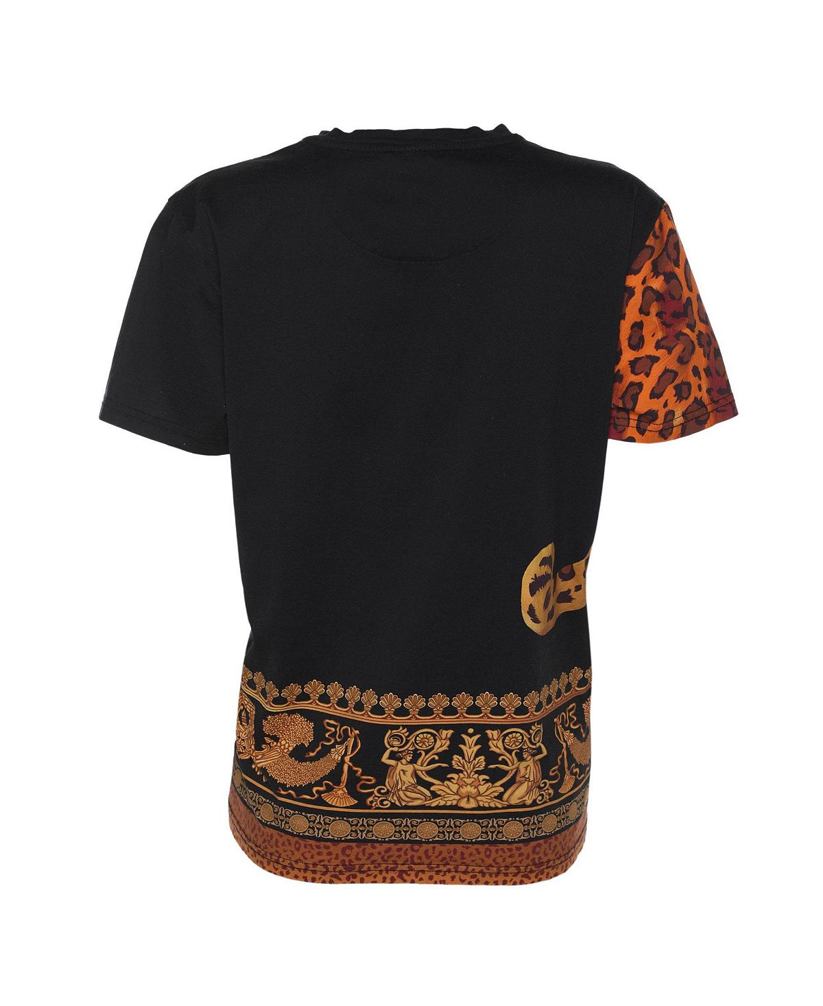 Pre-Owned Versace Women's Leopard Graphic Print Jersey T-Shirt view 2 — MAYCSS fashion products