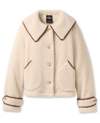 UGG Women's Nikia Relaxed-Fit Collared Neck Jacket