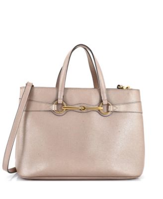 Medium Bright Bit Convertible Tote Leather