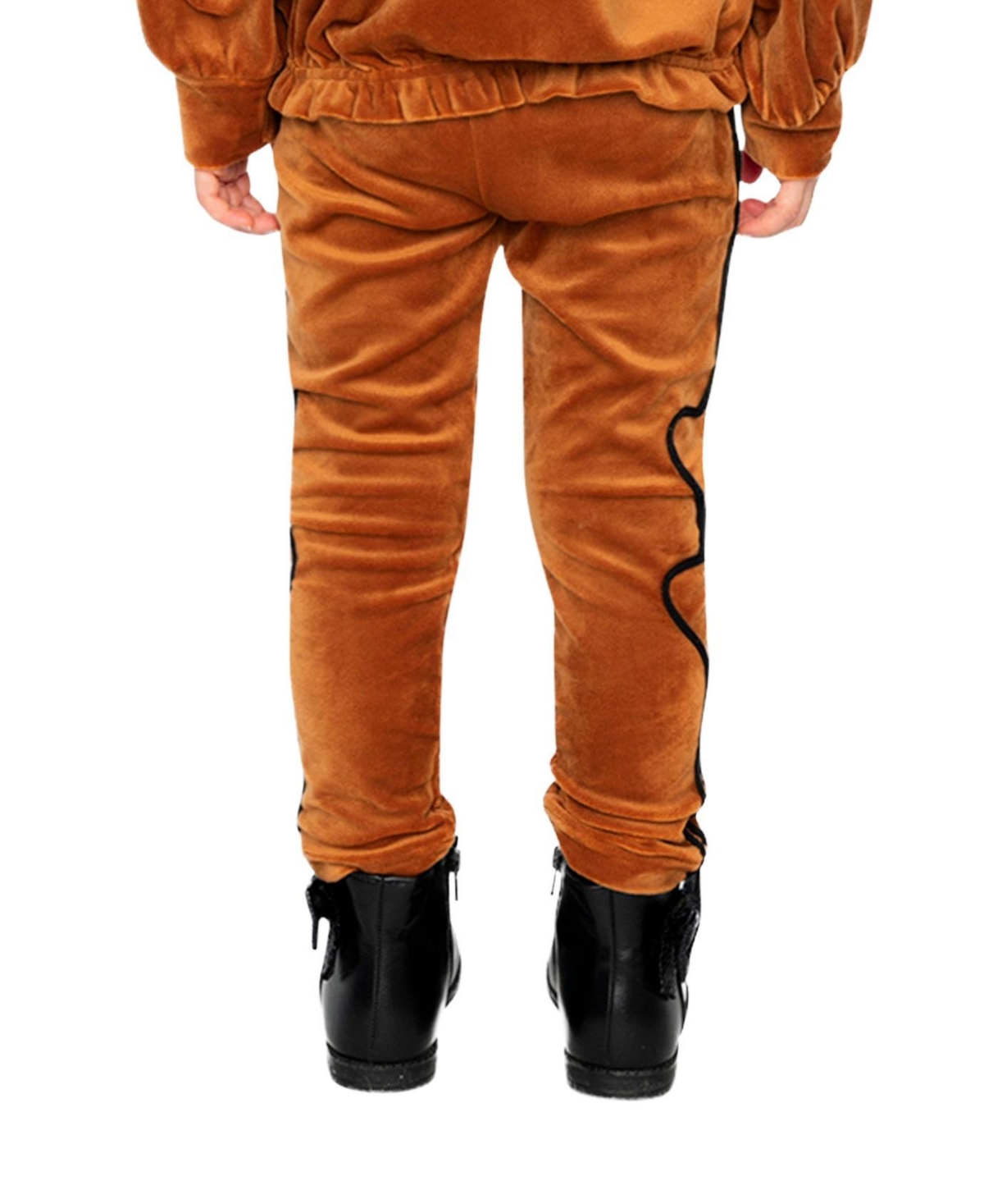 Deux par Toddler Girls Velvet Leggings