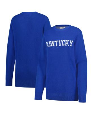 Men's and Women's Royal Kentucky Wildcats Renew Knit Vintage Sweater